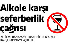 Alkole karşı seferberlik çağrısı