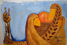 Gazze'den yürek dağlayan resimler (FOTO)