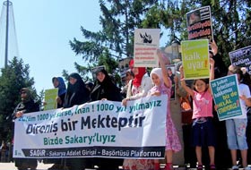 Sakarya'da 207. Başörtüsü Eylemi (FOTO)