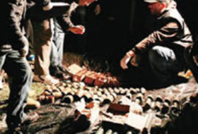 Terk edilen köy kimyasal madde deposu olmuş