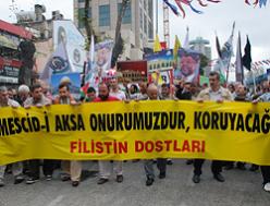 İsrail'i Protesto Yürüyüşü(FOTO)