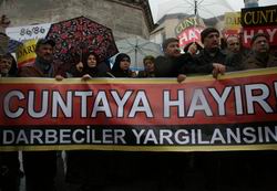 Taksim'de Darbe Protestosu(FOTO)