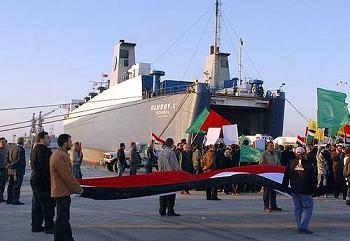 Umut Yolcuları Naihayet Gazze Şeridinde