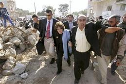 BM yetkilisi Beyt Hanun'u gezdi