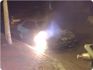 Gaspçılar Araba Yakmaya Başladılar