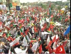 Ankara'da İsrail Protestosu(FOTO)