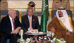 Cheney Suudi Arabistan'da