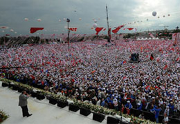 Kazlıçeşme'de Erdoğan'a Sevgi Seli