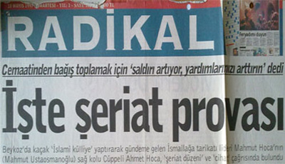 Hürriyet'in Cübbeli Çelişkisi
