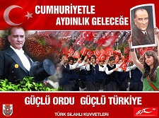 TSK'nın hazırladığı ilginç 87. yıl afişi!