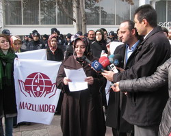 MAZLUMDER'den Danıştay Protestosu-FOTO