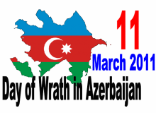 11 Mart Azerbaycan'da Öfke Günü
