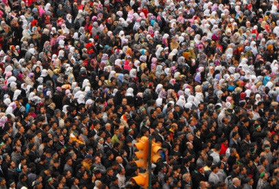 Van'da Mahşeri Kalabalık(FOTO)