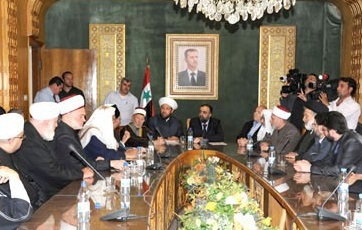 Suriye Rejim Uleması'ndan Bildiri