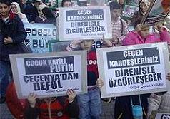 Rusya'ya çocuklardan protesto