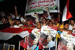 Erdoğan'a, Mısır'da Sevgi Seli-FOTO-VİDEO