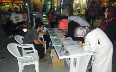 İstanbul'da Böşötüsüne Özgürlük Standı