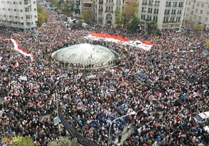 Esad Yanlıları Ayağa Kalktı-FOTO