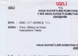 Askerin Üniversiteye Baskı Belgesi