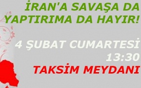 4 Şubat'da Taksim'de...