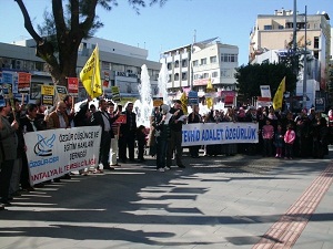 Antalya'da Suriye Protestosu(FOTO)