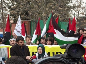 Ankara'da İsrail Protestosu(FOTO)