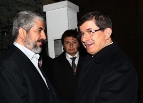 Davutoğlu Meşal İle Görüştü