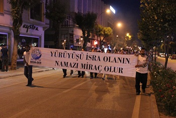 Konya'da İsra Yürüyüşü Düzenlendi(FOTO)