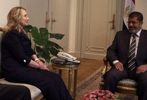 Mursi-Hillary Görüşmesi