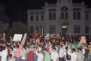 Fatih'de Kudüs Yürüyüşü(FOTO)