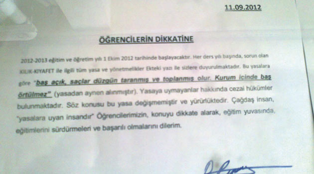 Örtüsüzlüğü Çağdaşlık Sayan Zihniyet !