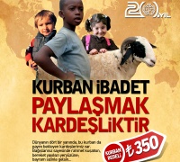 İHH Kurban Bedeli: 350 TL