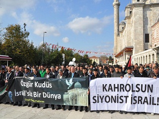 Fatih'te Gıyabi Cenaze Namazı(FOTO)