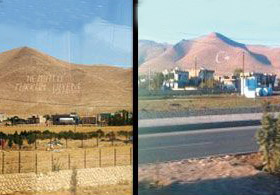 Dağlardaki Faşist İbareler Siliniyor