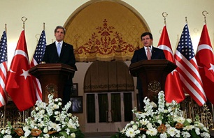 Davutoğlu-Kerry Basın Açıklaması