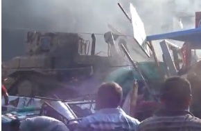 Rabia'da Buldozer Dehşeti-VİDEO