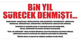 97 STK'dan hükümete tam destek bildirisi