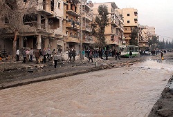 Halep'teki halk IŞİD'e tepkili