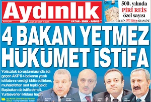 Aydınlık: Hükümet İstifa