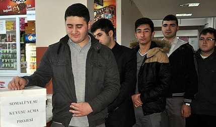 Öğrencilerin harçlıkları Somali halkını suya kavuşturacak