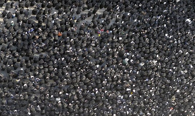 New York'da 100 Bin Yahudi Eylem Yaptı