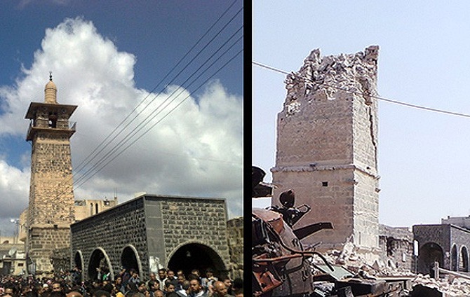 Savaş Bine Yakın Camiyi Yıktı