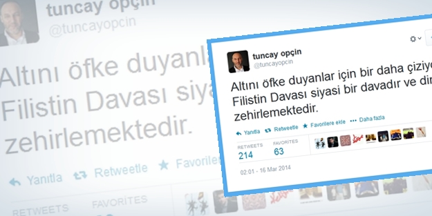 Bugün Yazarı: "Filistin Davası Dinimizi Zehirlemektedir"