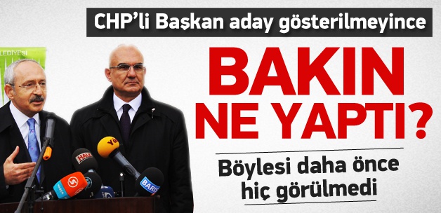 Aday Gösterilmeyince Bakın ne Yaptı!