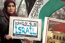Siyonistlere Türkiye'dende Protesto