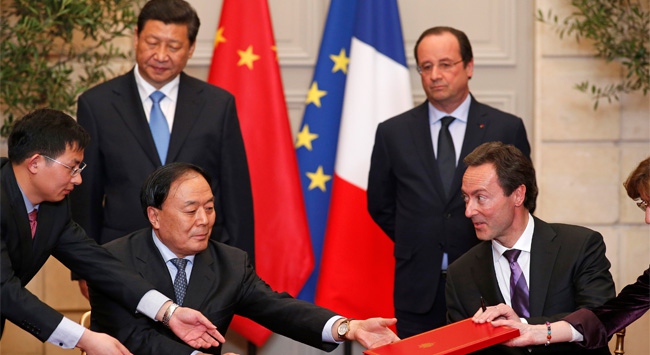 Fransa ve Çin'den 18 milyar Avroluk İmza