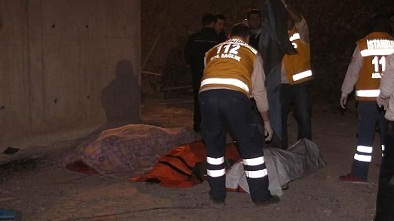 Üçüncü köprü inşaatında göçük