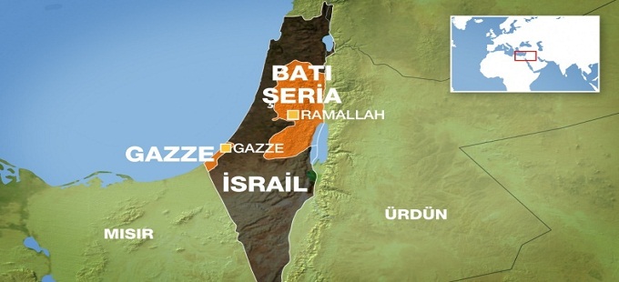 İsrail Uçakları Gazze'yi Vurdu