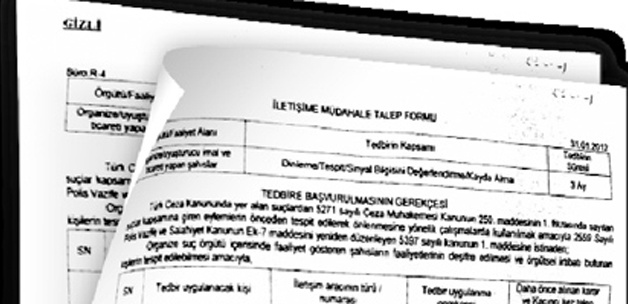 Yasadışı Dinlemeler Belgelendi