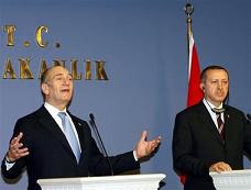 Erdoğan, Olmert'le Görüştü